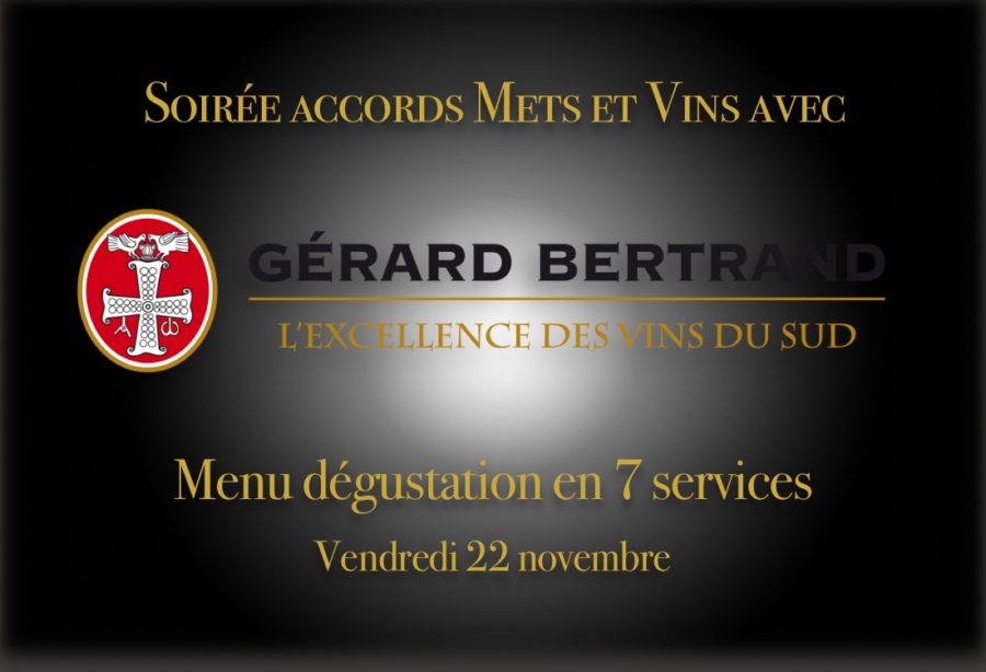 Soirée mets et vins Gérard Bertrand