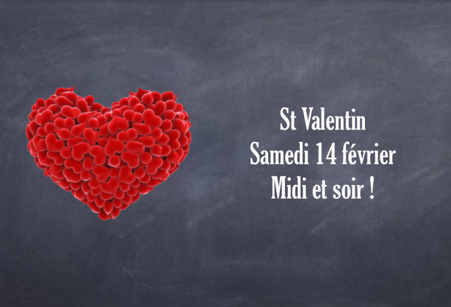 La carte de St Valentin!